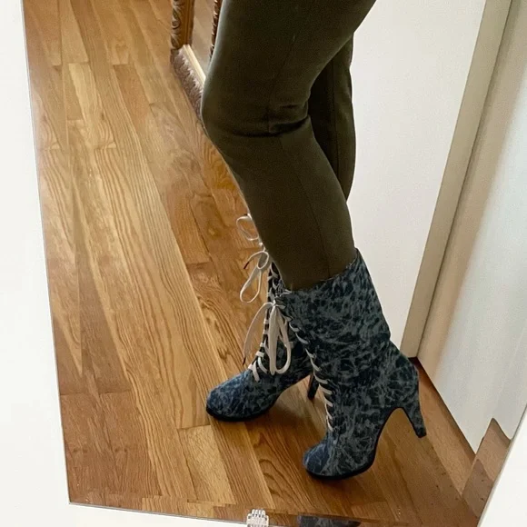 Vero Cuoio Denim Boots - Picture 12 of 16